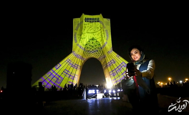 (تصاویر) نورافشانی برج آزادی و برج میلاد
